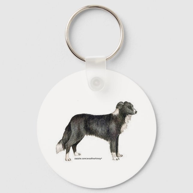 Gräns Collie Nyckelring (Framsida)