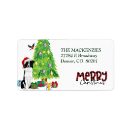 Gräns Collie och Julgran Returadressen Adressetikett