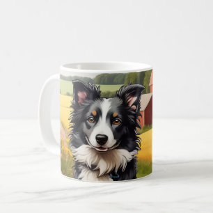 Gräns Collie på Farm Kaffemugg
