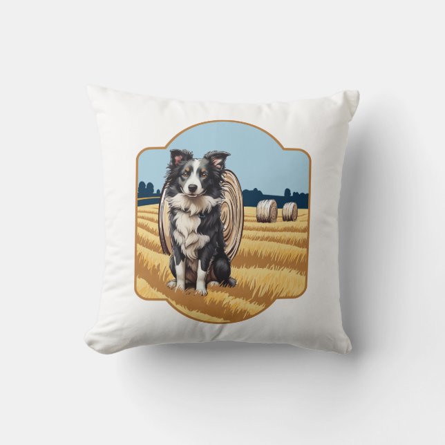 Gräns Collie på Farm Kudde (Framsida)