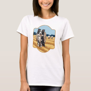 Gräns Collie på Farm T Shirt