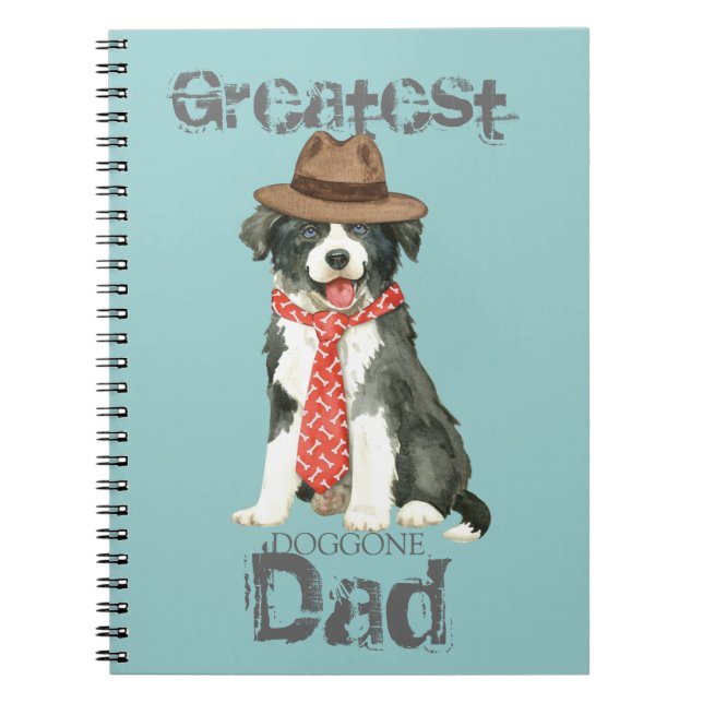 Gräns Collie Pappa Anteckningsbok (Framsidan)