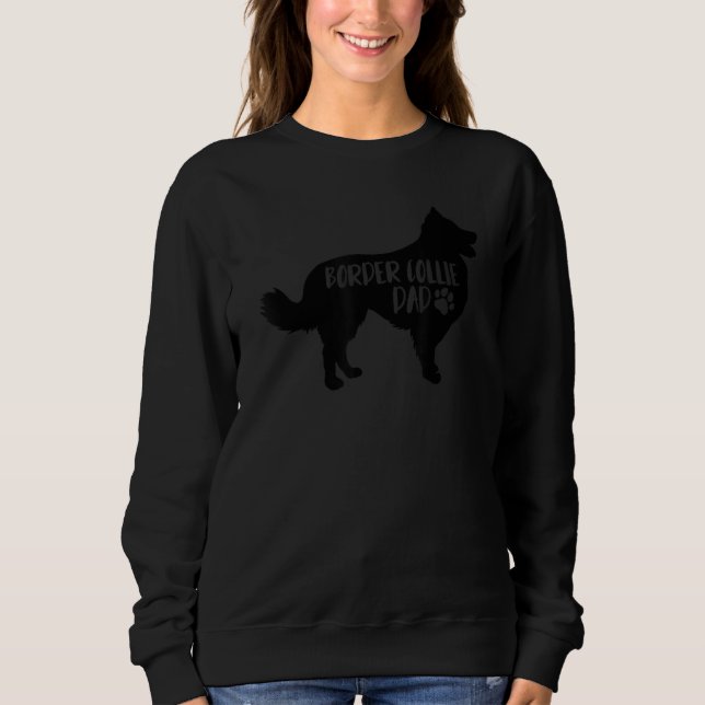 Gräns Collie Pappa Funny Gräns Collie Owner Far T Shirt (Framsida)