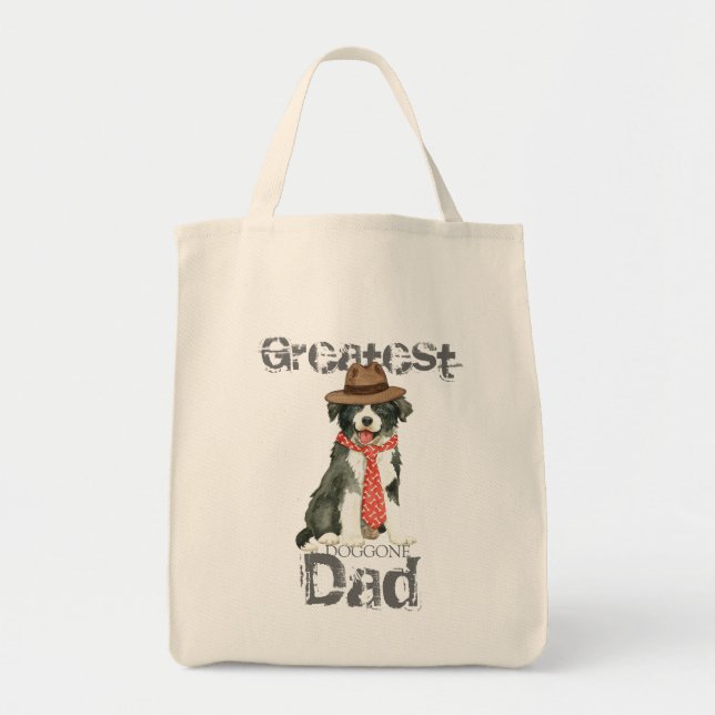 Gräns Collie Pappa Tygkasse (Framsidan)
