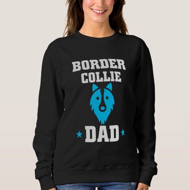 Gräns Collie Pappa-utsmältdeformering för Hund T Shirt (Framsida)