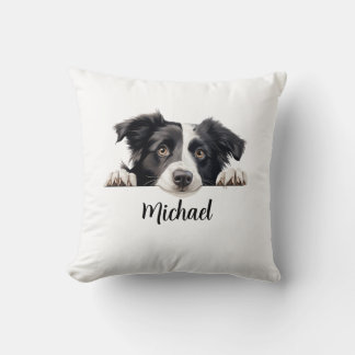 Gräns Collie Peeking Hundar Subliceringspaket Kudde