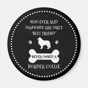 Gräns Collie Pet Hund Best Friend Magnet