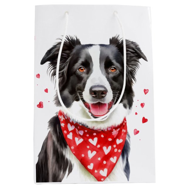 Gräns Collie Red Heart Bandana jul (Framsidan)