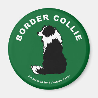 Gräns Collie Round Magnet