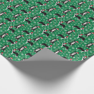 Gräns Collie Santa Tassar christmas candy cane Presentpapper