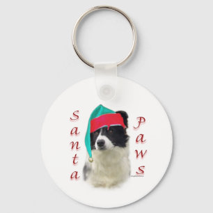Gräns Collie Santa Tassar Nyckelring