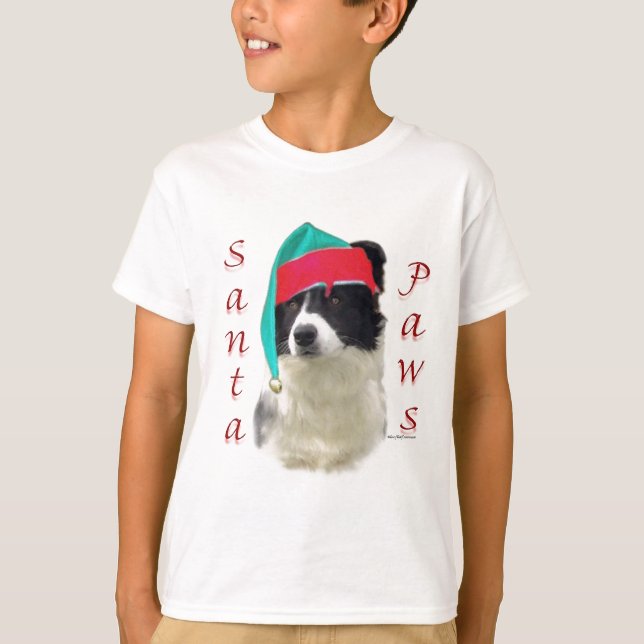 Gräns Collie Santa Tassar Tröja (Framsida)