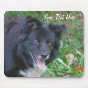 Gräns Collie Smiling cut Hund Mousepad Musmatta