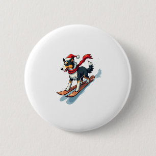 Gräns Collie Snowboarder Knapp