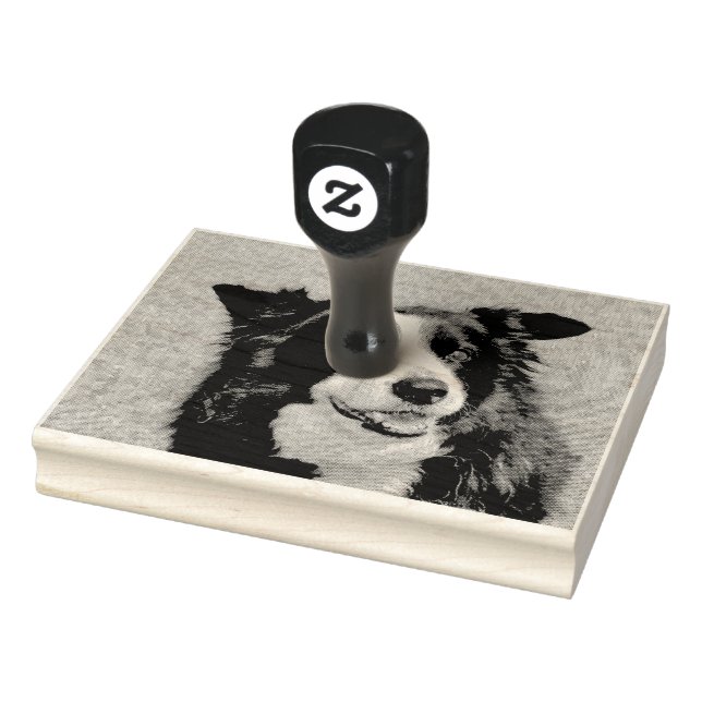 Gräns Collie Stämpel (Stämpel)