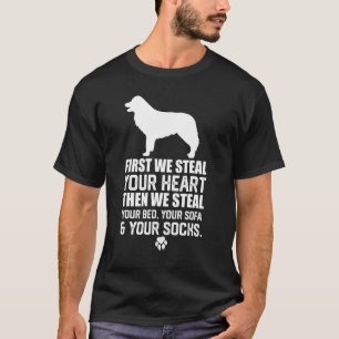 Gräns Collie stjäl ditt hjärta och stjäl ditt ben T Shirt