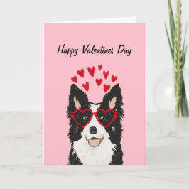 Gräns Collie Valentines day Card Helgkort