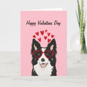 Gräns Collie Valentines day Card Helgkort