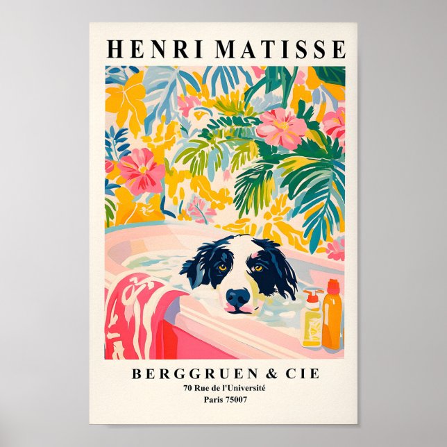 Gräns Collie Wall Art, Aestesiskt Poster, Lung Ba Poster (Framsidan)