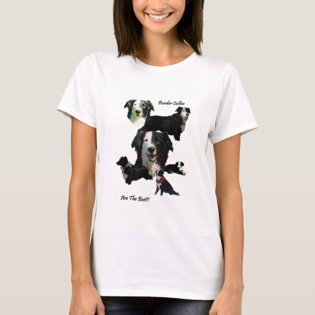 Gräns Collies är det bästa! T Shirt (Framsida)
