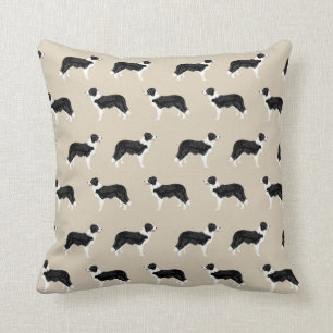 Gräns Collies Fabric - söt hund design Kudde