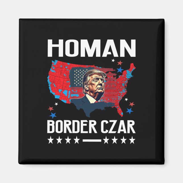 Gräns Czar Tom Homan Trump President Valect Mega S Magnet (Framsidan)