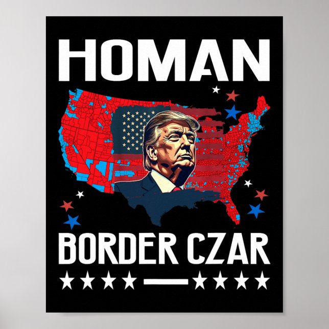 Gräns Czar Tom Homan Trump President Valect Mega S Poster (Framsidan)