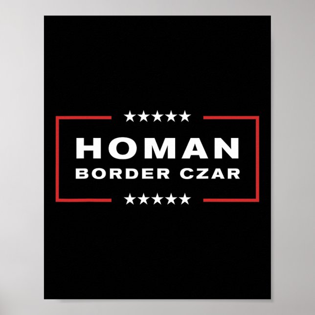 Gräns Czar Tom Homan Trump President Valect Suppor Poster (Framsidan)