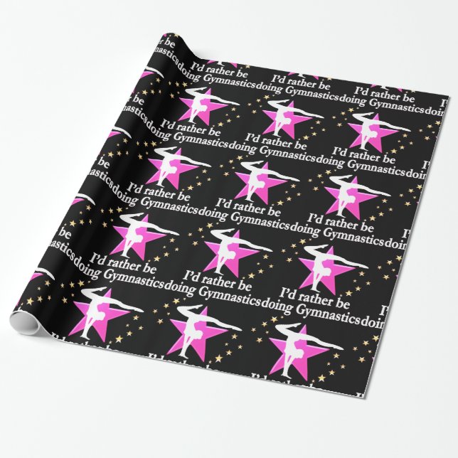 GRÄNS FÖR GYMNASTIK PRESENTPAPPER (Utrullad)