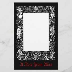 Gräns för vintageAlice finare Brevpapper