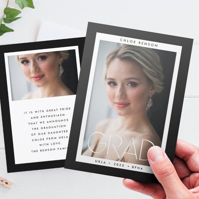 GRÄNS GRAD Universiteten Student Photo Studenten Meddelande (Skapare uppladdad)