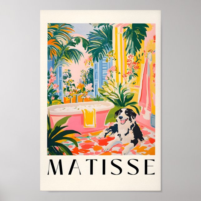 Gräns kolliderar i konsthandling, Matisse Wall Poster (Framsidan)
