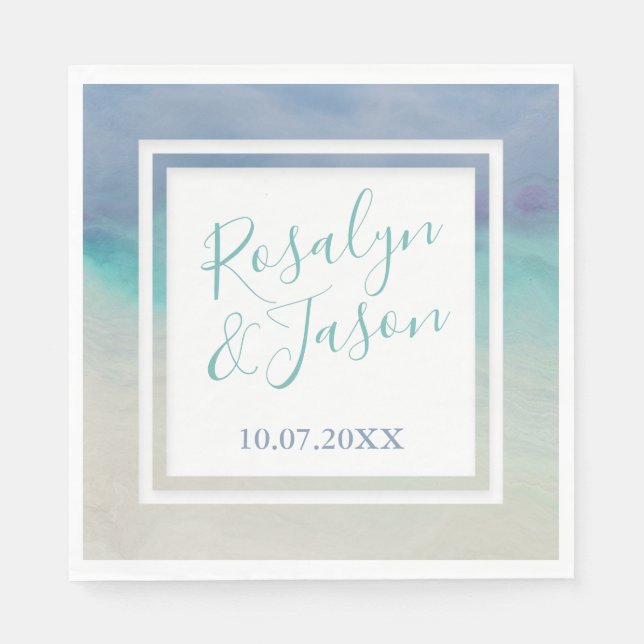 Gräns, målat pappersservett (Framsidan)