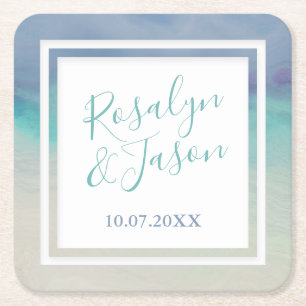 Gräns, målat underlägg papper kvadrat