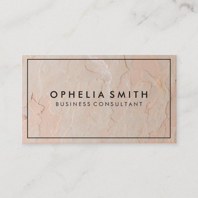 Gräns minimalist | Struktur Corporate Visitkort (Framsida)