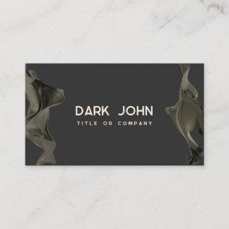 Gräns på den moderna Abstrakten med minimal storle Visitkort