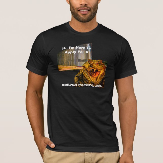 Gräns Patrol Alligator T-Shirt (Framsida)