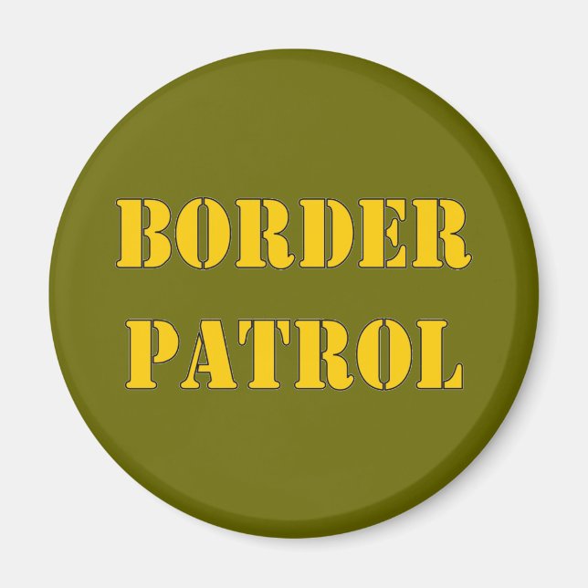 GRÄNS PATROL MAGNET (Framsidan)