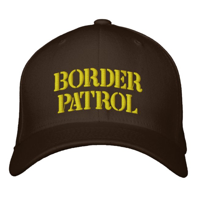 GRÄNS PATROL SKAPAR AMERIKA UNDERBAR IGEN BRODERAD KEPS (Framsida)