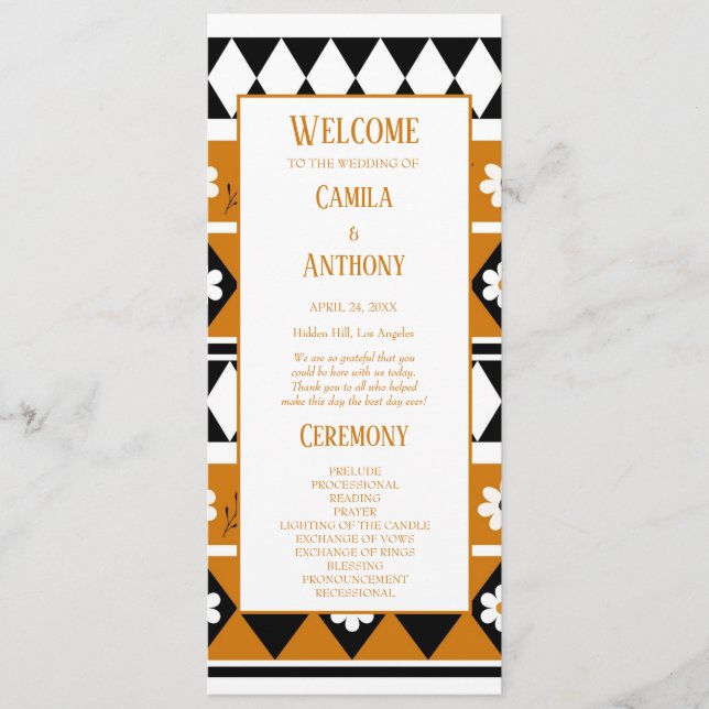 Gräns Rand Flower Diamond Boho Blommönster Program (Framsida)