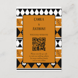 Gräns Rand Flower Diamond Boho Blommönster Tilläggskort