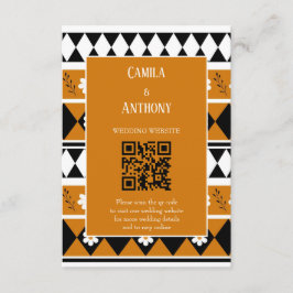 Gräns Rand Flower Diamond Boho Blommönster Tilläggskort