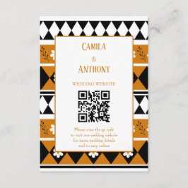 Gräns Rand Flower Diamond Boho Blommönster Tilläggskort