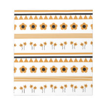 Gräns Rand Flower Triangle Boho Mönster