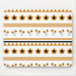 Gräns Rand Flower Triangle Boho Mönster Musmatta