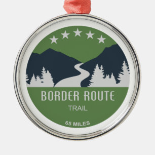 Gräns Route Trail Minnesota Julgransprydnad Metall