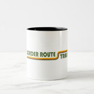 Gräns Route Trail Minnesota Två-Tonad Mugg