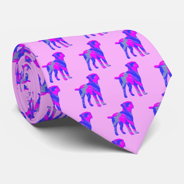Gräns Terrier Hund Cute Rosa Silhouette Rosa Slips (Rullad)