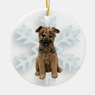 Gräns Terrier jul Ornament