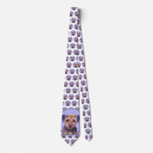 Gräns Terrier-målning - Cute Original Hund Art Slips